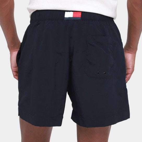 Short Tommy Hilfiger Medium Drawstring Masculino - Marinho - 100% Original