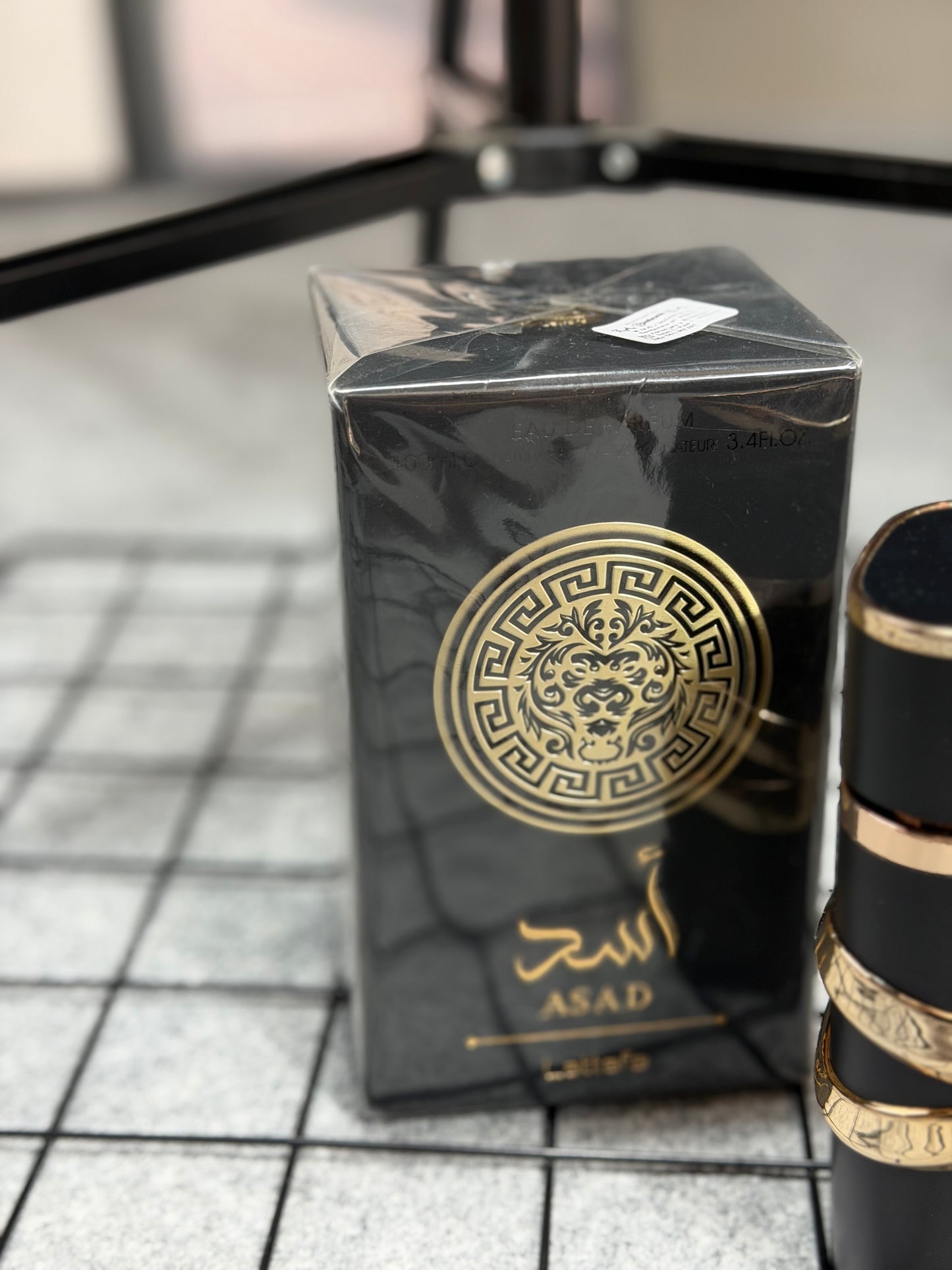 Perfume Asad Lattafa Eau De Parfum Masculino 100ml - Original