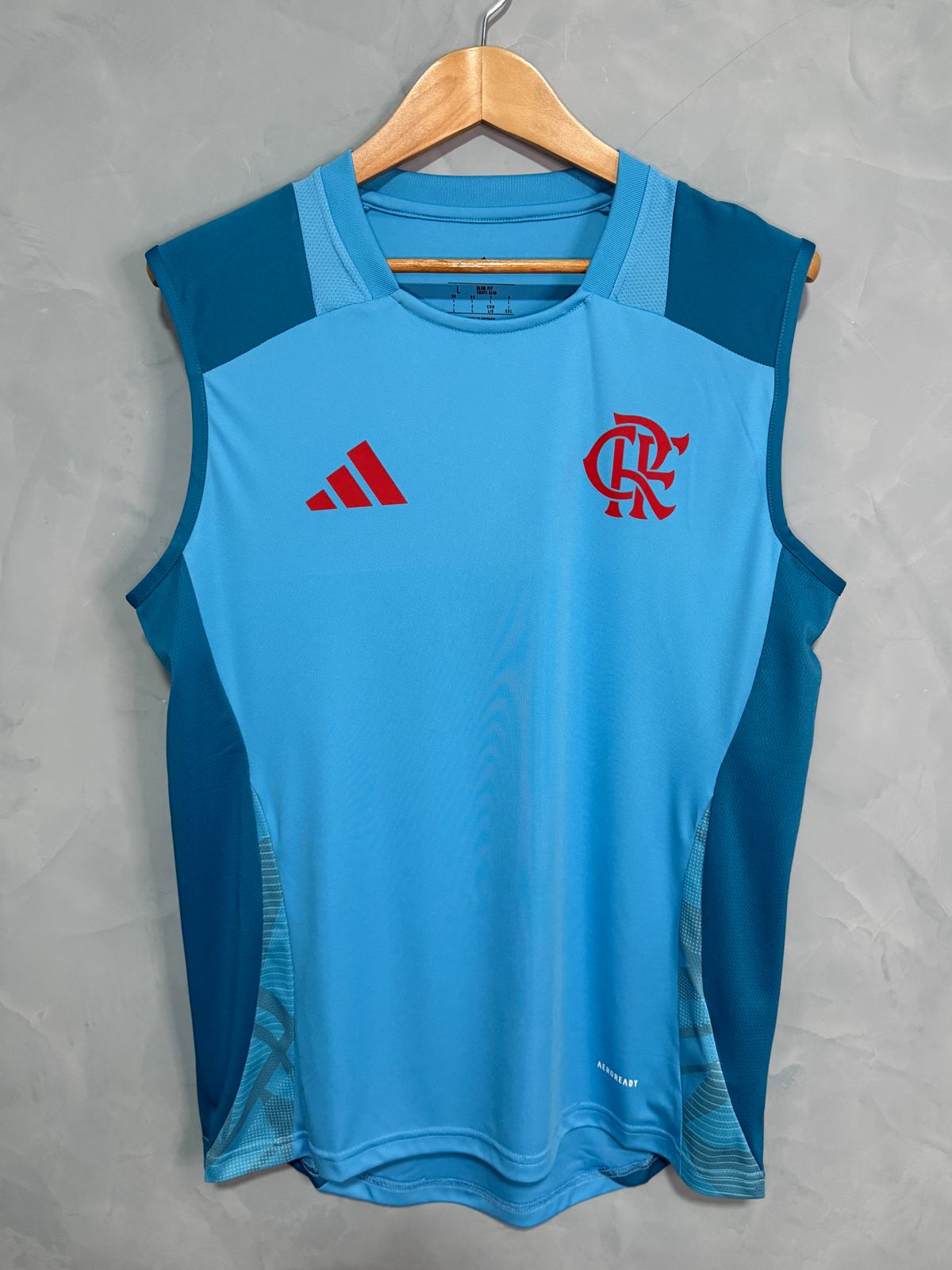 Camisa Flamengo 2025/26 Treino Atleta - Torcedor Masculino - Azul