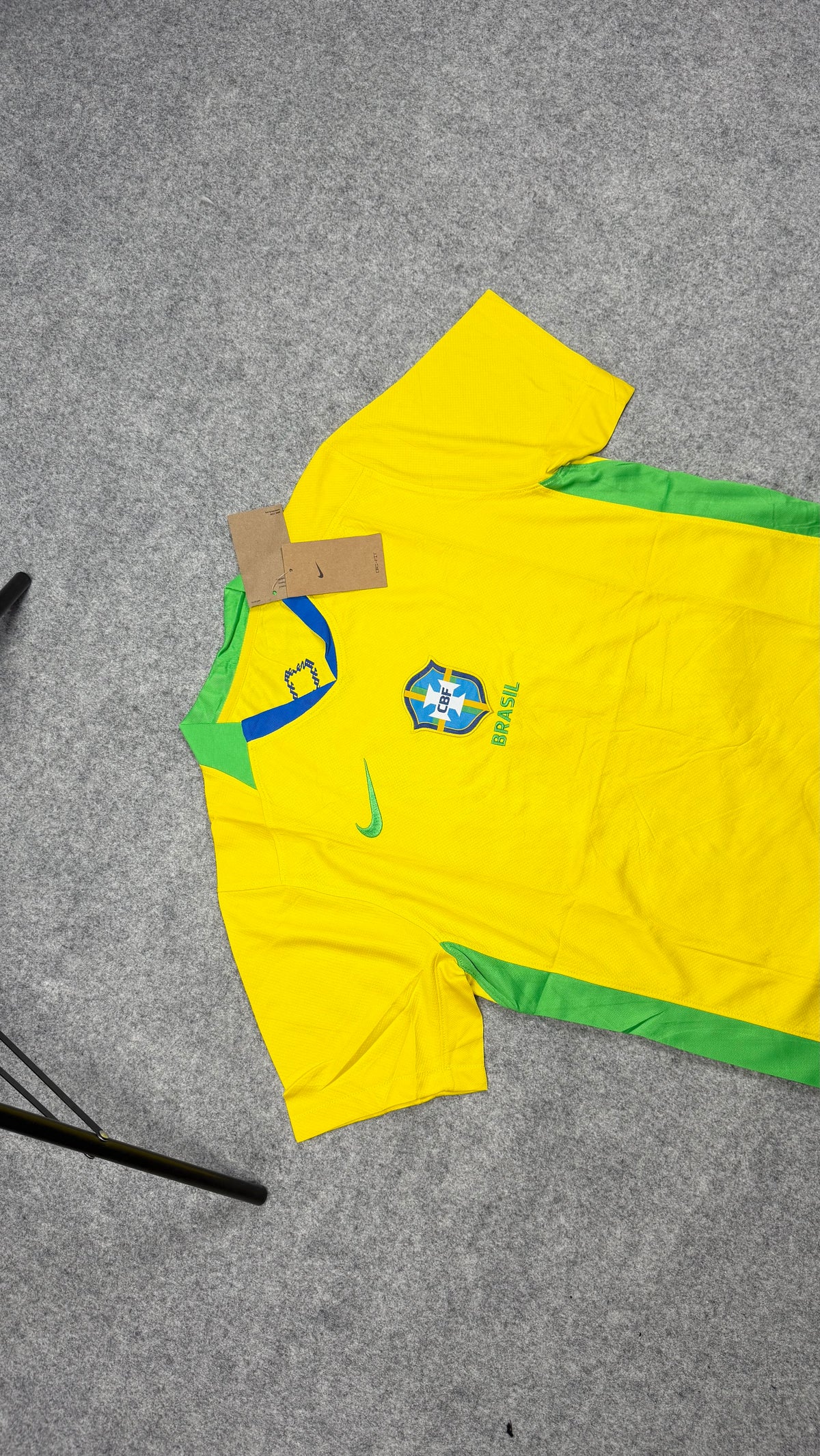 Camisa Seleção Brasil I 2025 - 2026 Jogador Nike Masculina - Amarela