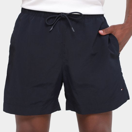 Short Tommy Hilfiger Medium Drawstring Masculino - Marinho - 100% Original
