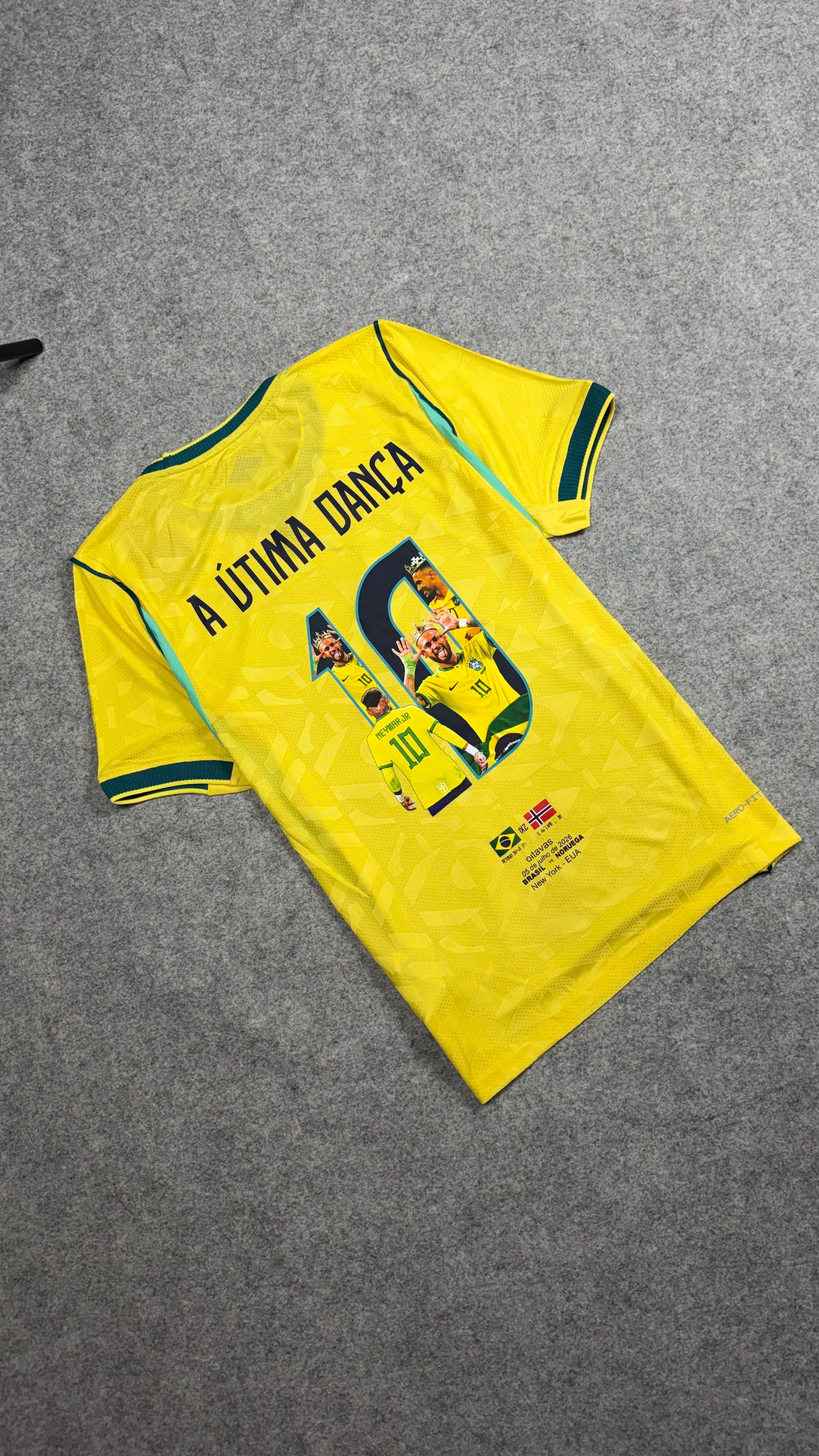Camisa Seleção Brasil I 2026 Jogador ÚLTIMA DANÇA NEYMAR JR