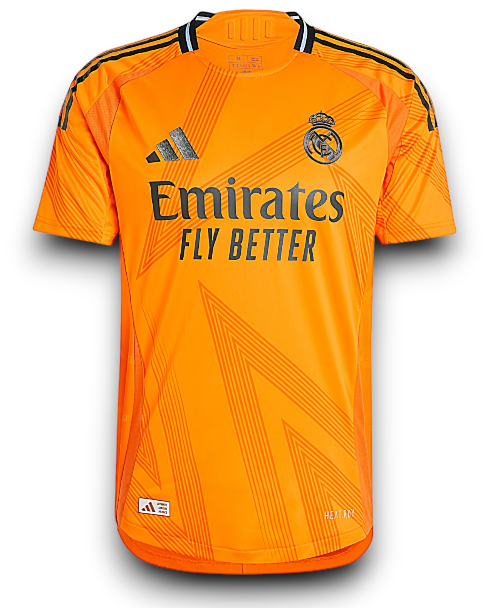 Camisa Real Madrid II 2024/25 - Torcedor Masculina - Laranja