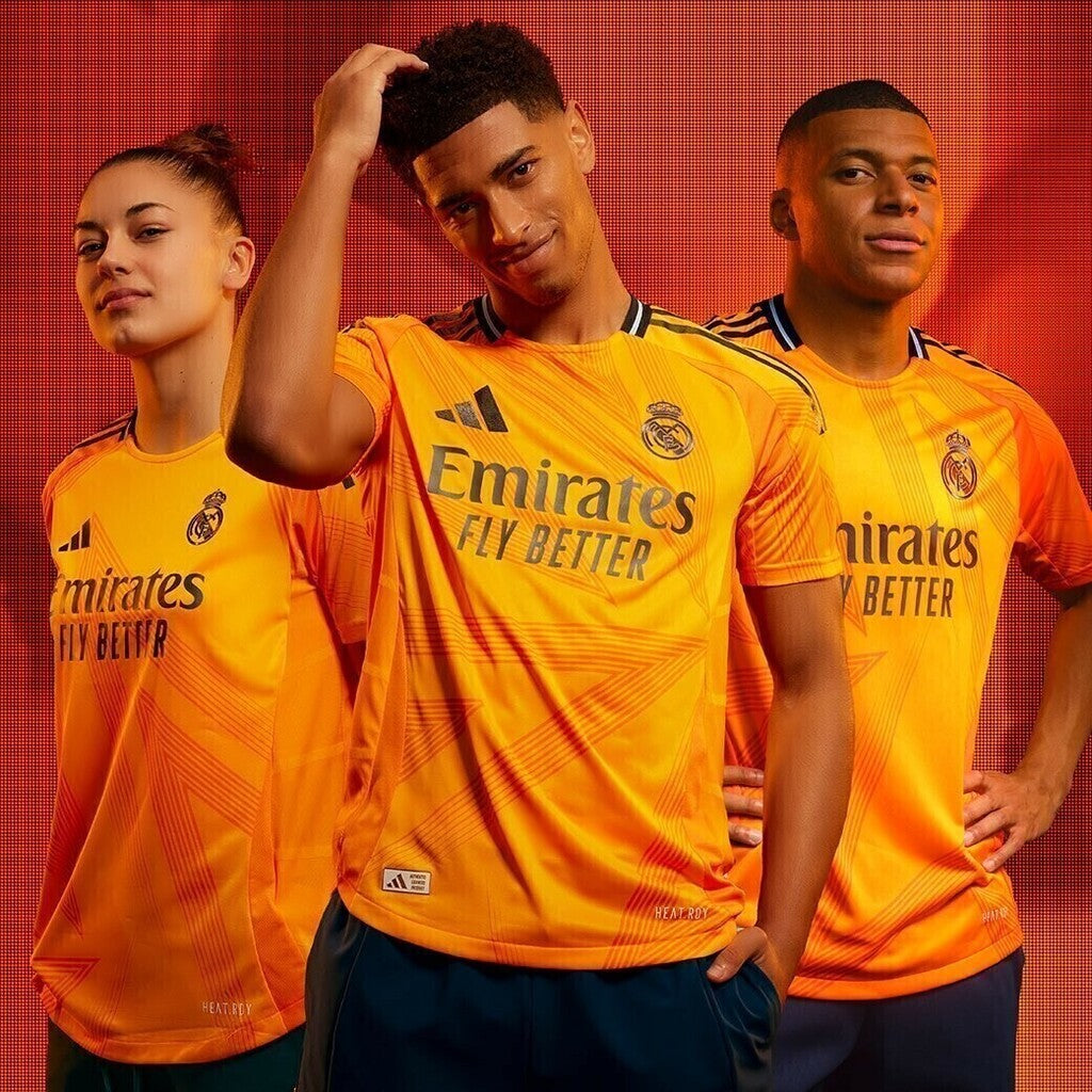 Camisa Real Madrid II 2024/25 - Torcedor Masculina - Laranja