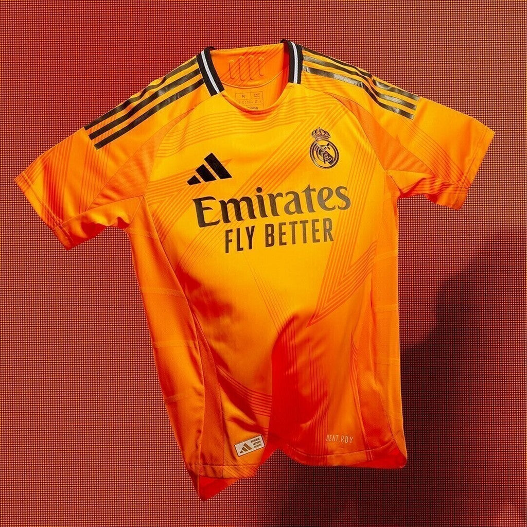 Camisa Real Madrid II 2024/25 - Torcedor Masculina - Laranja