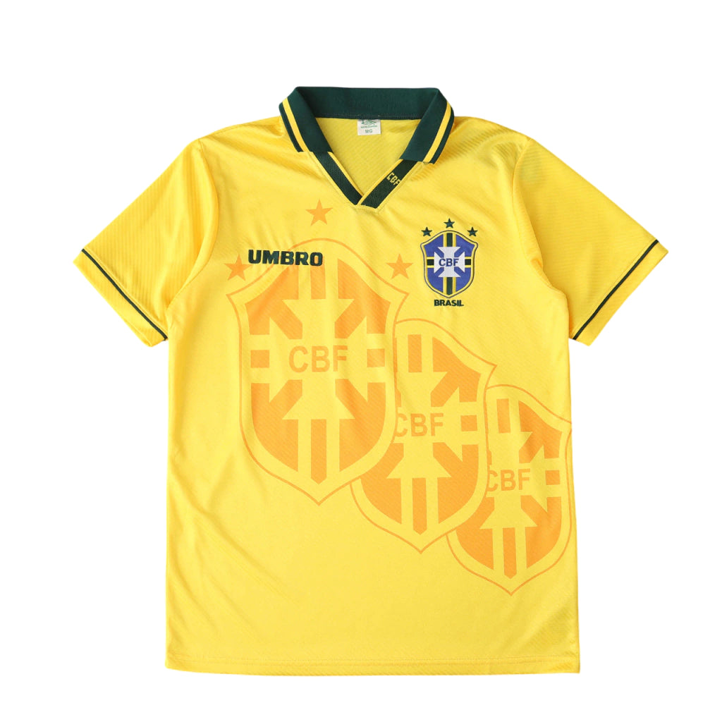 Camisa Retrô 94/95 Seleção Brasileira - Brasil I Masculina - Amarela