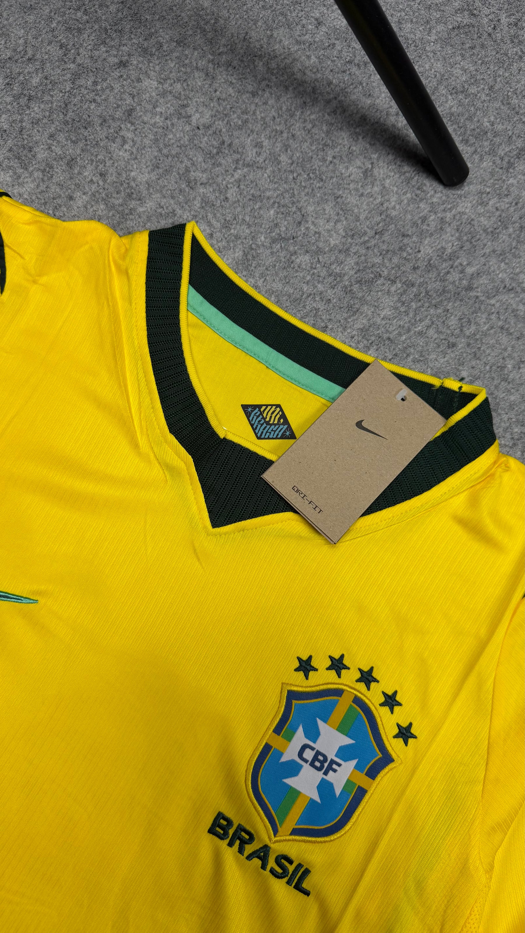 Camisa Seleção Brasil I 2026 Torcedor Nike Masculina - Amarela