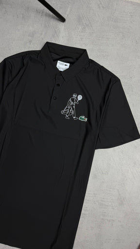 Polo Ténis com Estampado e Tecnologia Ultra-Dry