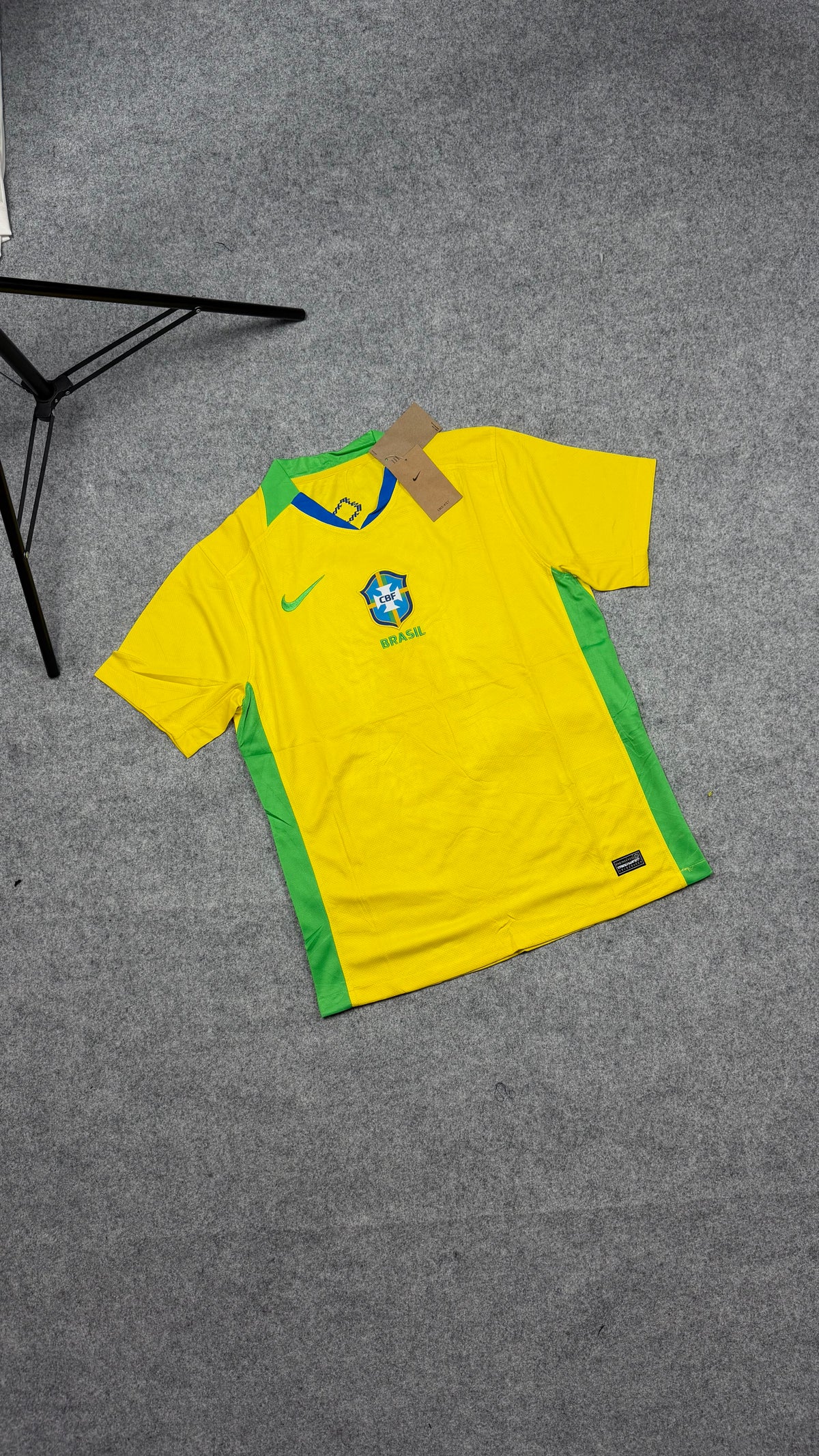 Camisa Seleção Brasil I 2025 - 2026 Jogador Nike Masculina - Amarela