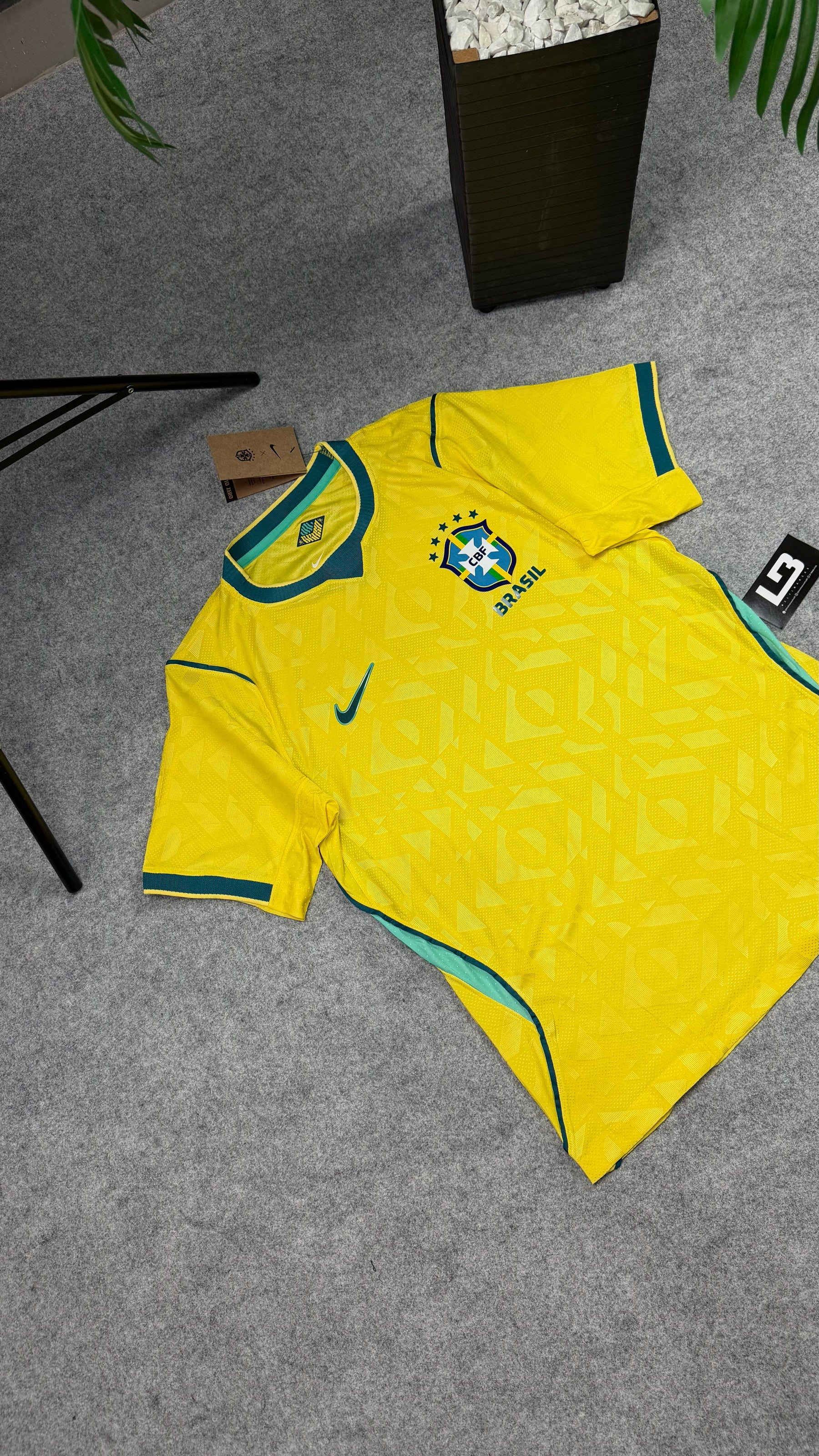 Camisa Seleção Brasil I 2026 Jogador Nike Masculina - Amarela