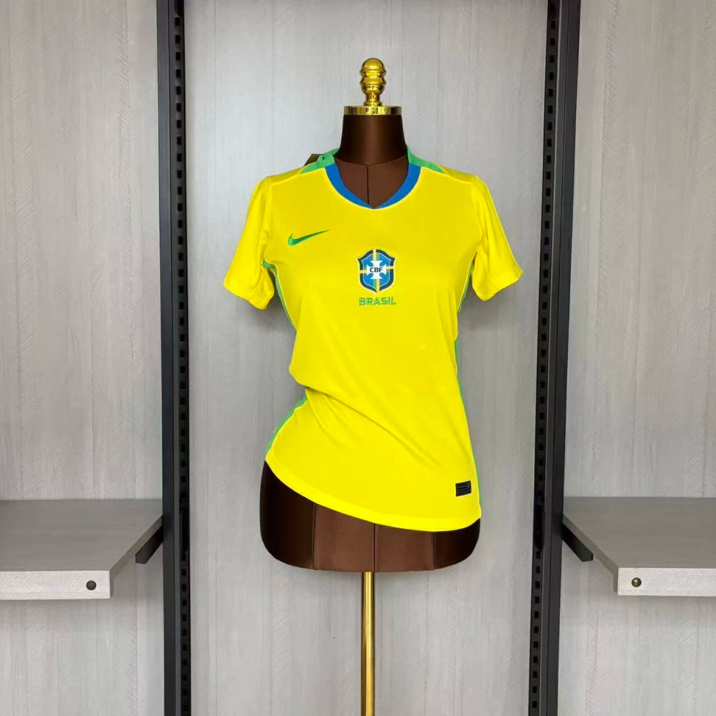 Camisa Seleção Brasil 25/26 Força Beleza - Feminina - Amarela