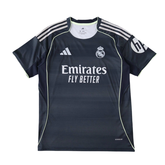 Camisa Real Madrid Reserva II 2025/26 Torcedor Masculina - Cinza