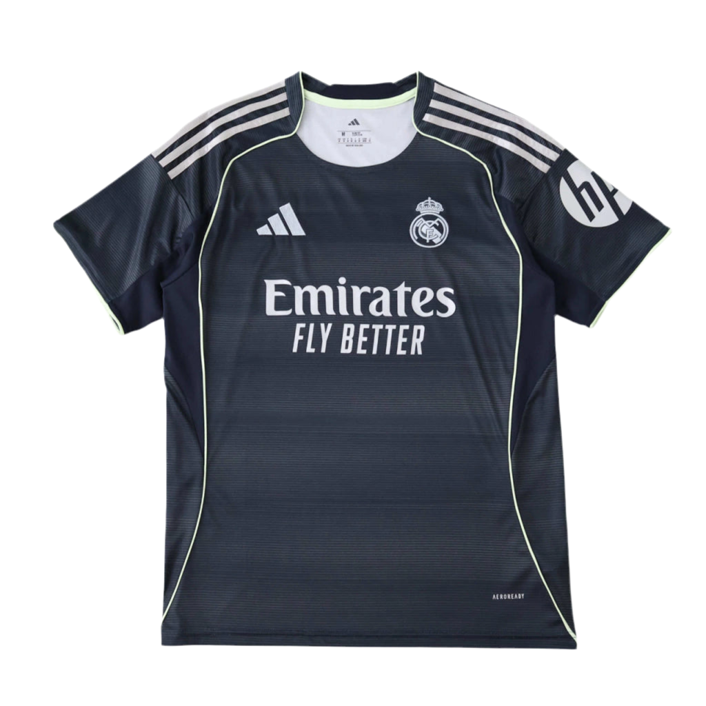 Camisa Real Madrid Reserva II 2025/26 Torcedor Masculina - Cinza