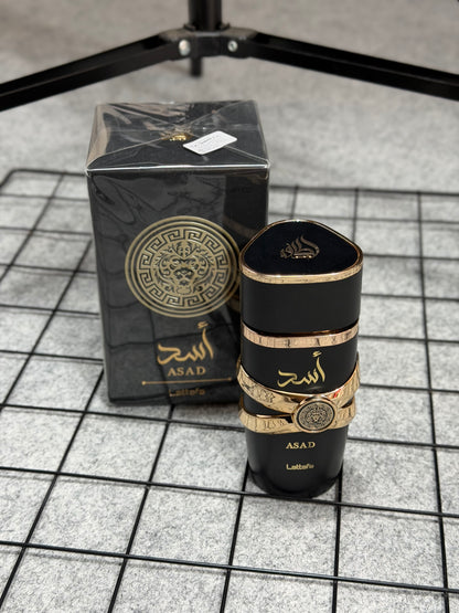 Perfume Asad Lattafa Eau De Parfum Masculino 100ml - Original