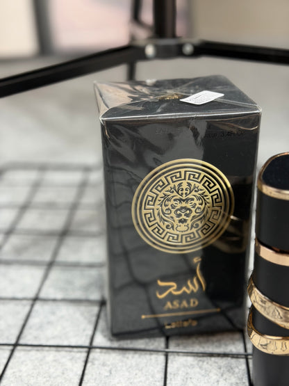 Perfume Asad Lattafa Eau De Parfum Masculino 100ml - Original