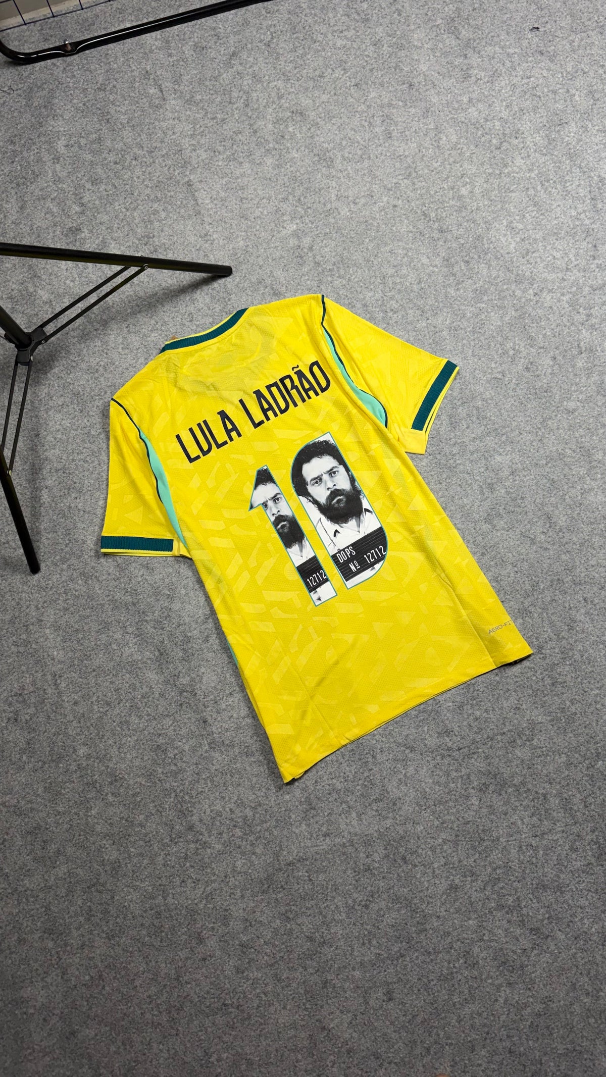 Camisa Seleção Brasil I 2026 Jogador  Lula Ladrão
