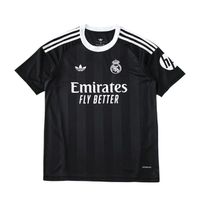 Camisa Real Madrid Goleiro Torcedor 25/26 Masculina Adidas - preta