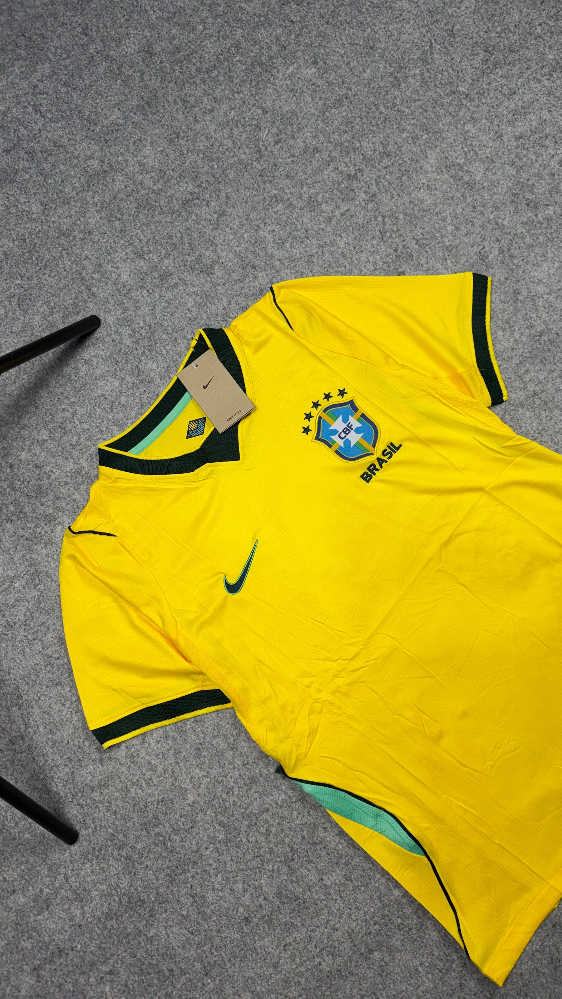 Camisa Seleção Brasil I 2026 Torcedor Nike Masculina - Amarela