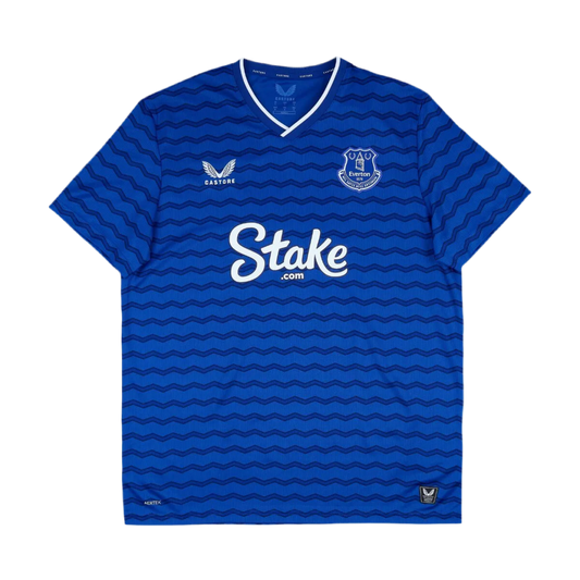 Camisa Everton Titular Home I 24/25 Torcedor Masculina - Azul