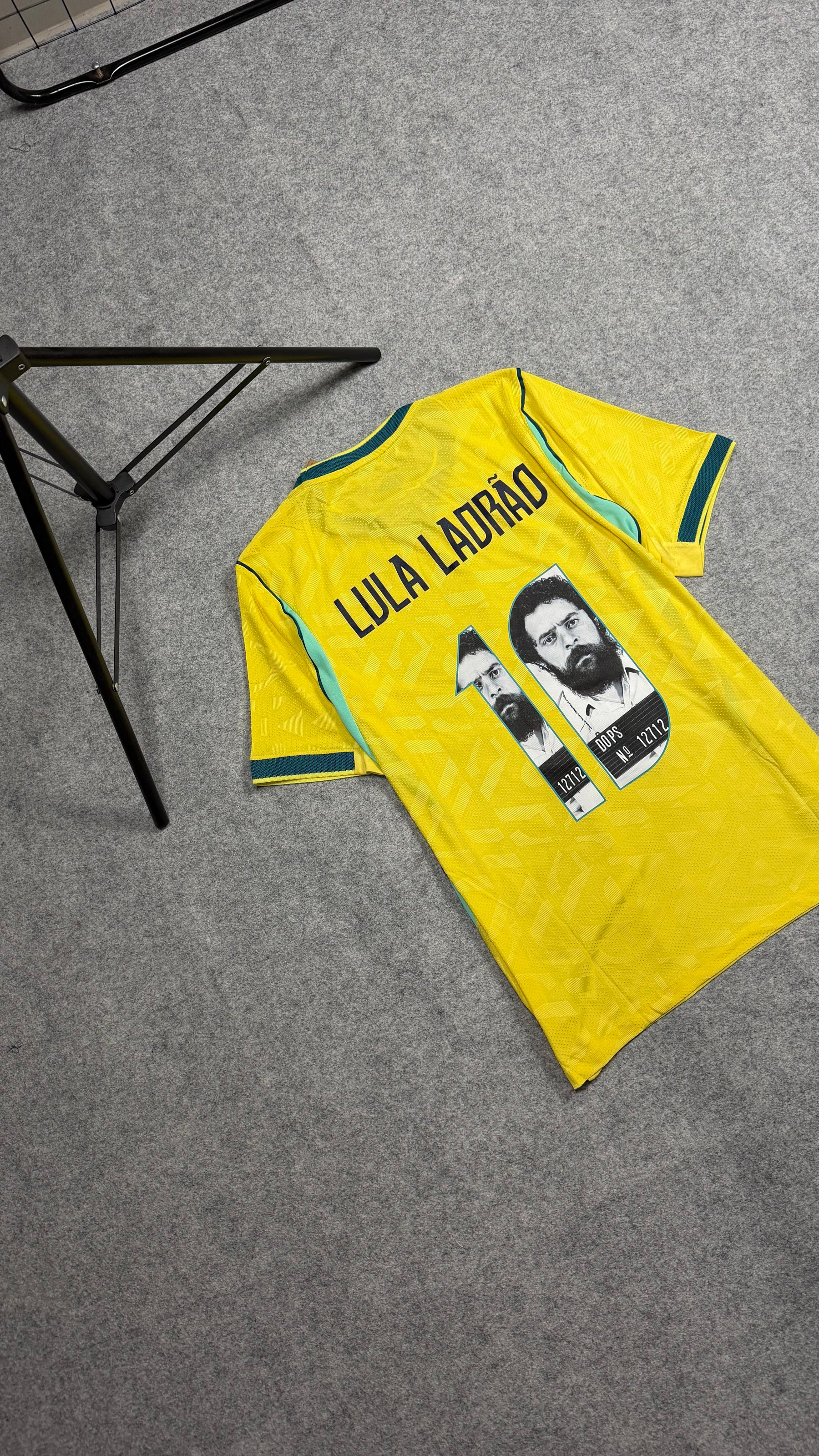 Camisa Seleção Brasil I 2026 Jogador  Lula Ladrão