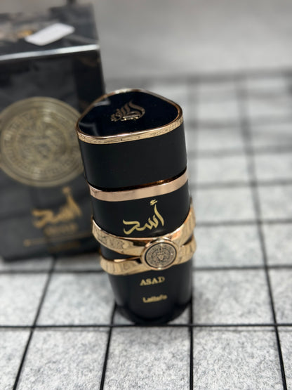 Perfume Asad Lattafa Eau De Parfum Masculino 100ml - Original