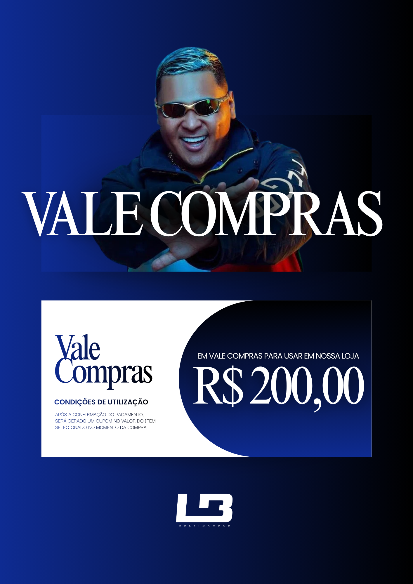 VALE COMPRAS 200,00
