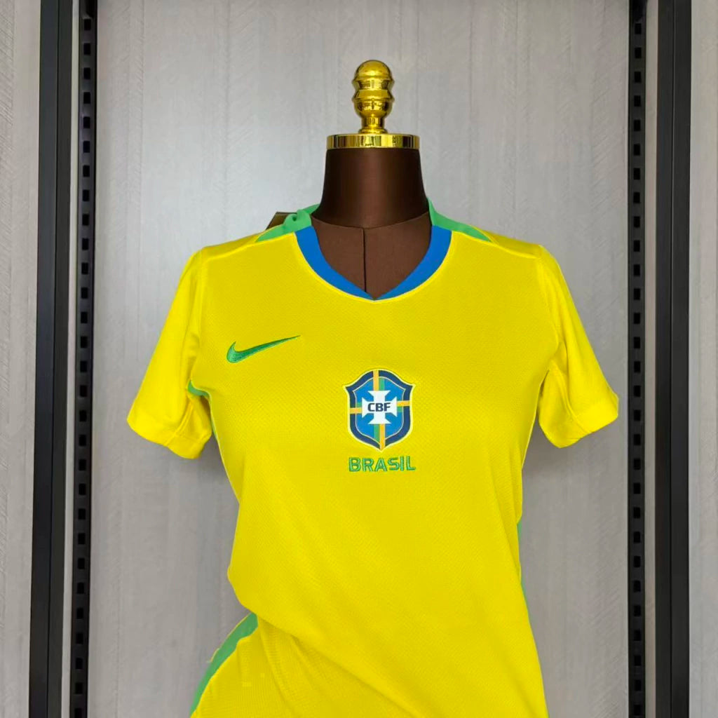 Camisa Seleção Brasil 25/26 Força Beleza - Feminina - Amarela