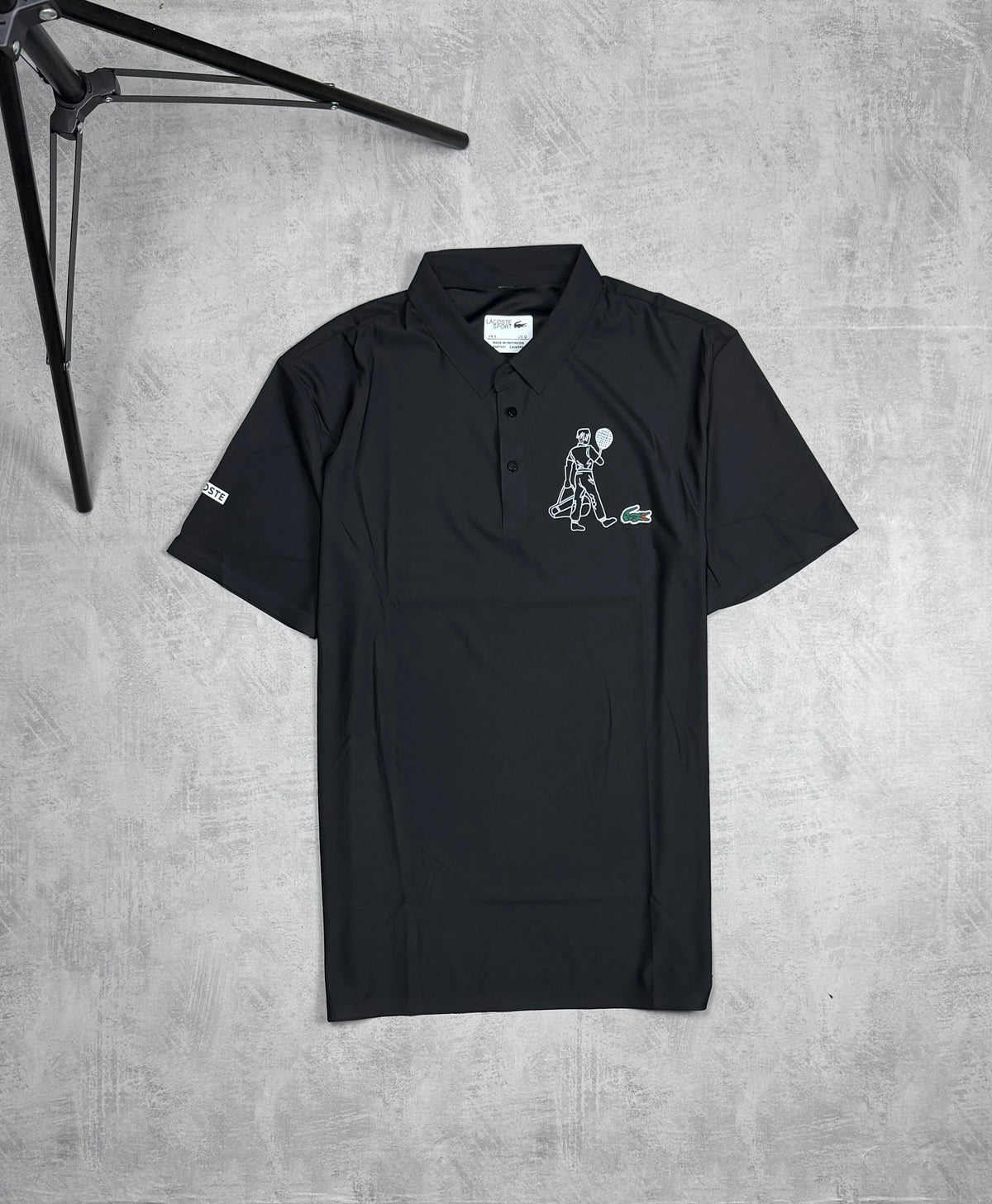Polo Ténis com Estampado e Tecnologia Ultra-Dry