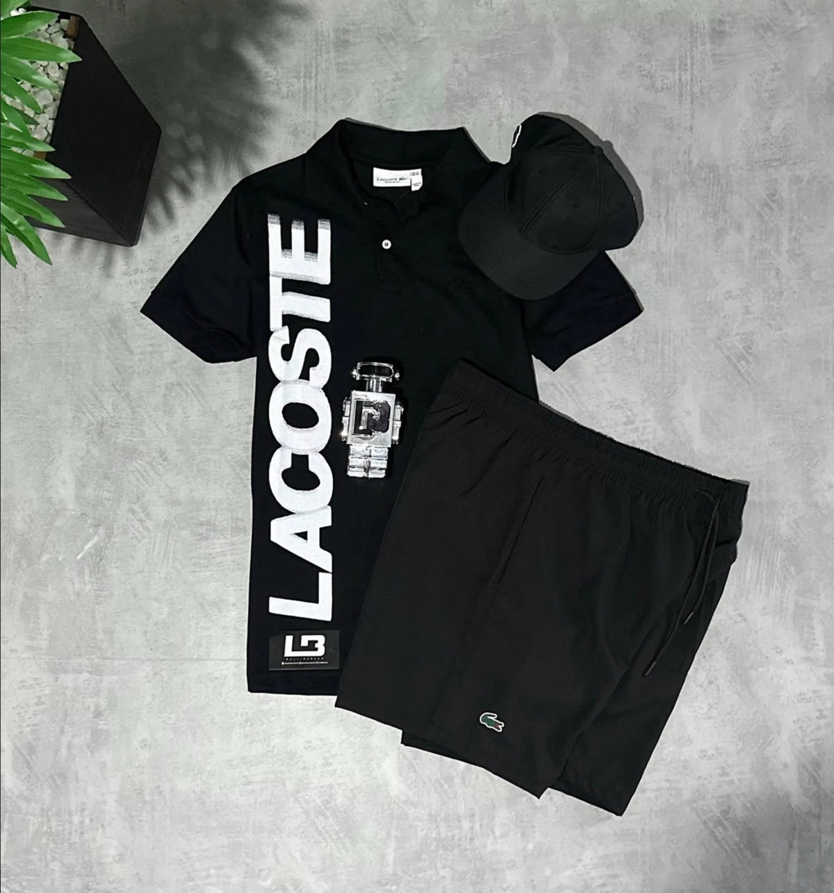 Kit Lacoste Letreiro