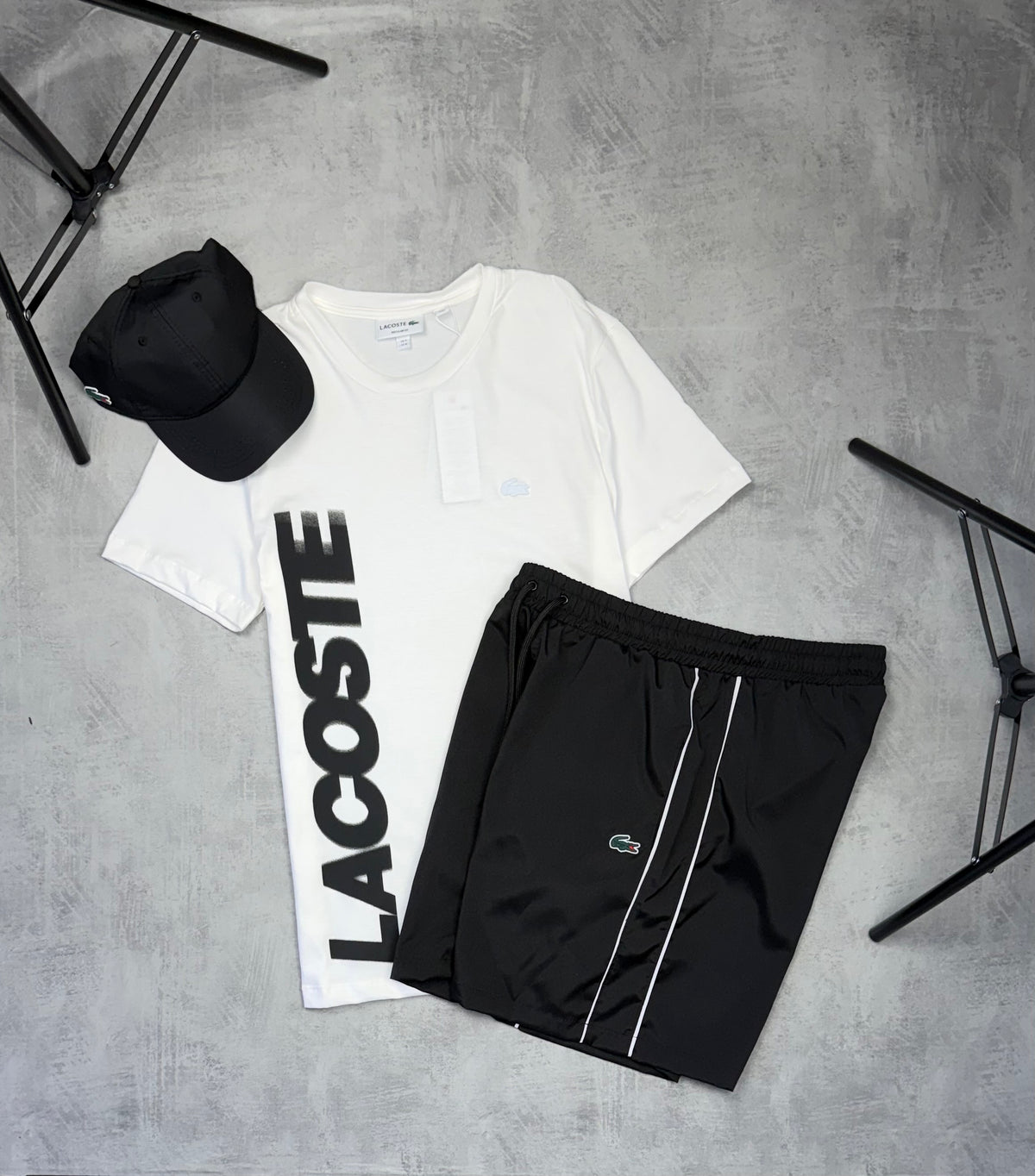 Kit Lacoste Letreiro