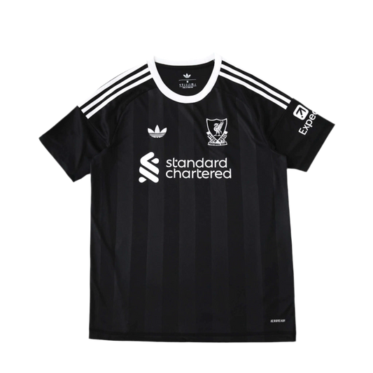 Camisa Liverpool Goleiro 25/26 torcedor adidas Masculina - Preta