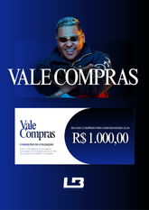 VALE COMPRAS 1.000,00