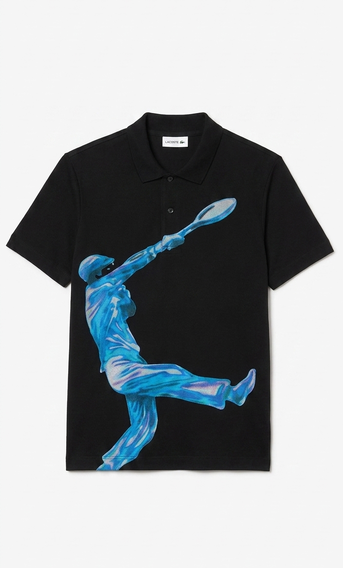 Lacoste Movement Polo em piqué